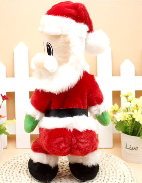 Load image into Gallery viewer, Electric Twerking Santa Toy Adorable Decorative Plush Toy for Kids Children Xmas Decoration Twerking Musical Santa Holiday Decor
