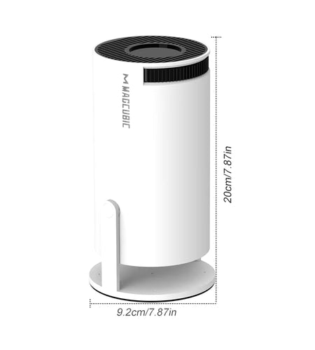 Portable 4K UHD Projector, 180° Rotatable WIFI6 Bluetooth5.0 Projector, Multifunctional Projector for Home Theater, Outdoor