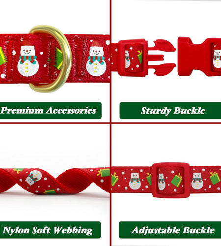 Dog Collar with Removable Bowtie Dog Collars Adjustable Dog Collar for Small Medium Large Dogs
