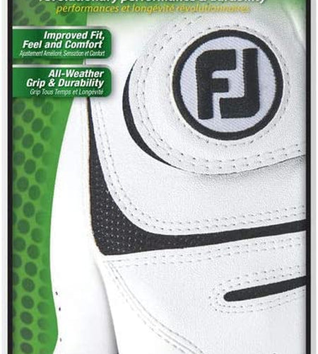 Men'S Weathersof Golf Glove (White)