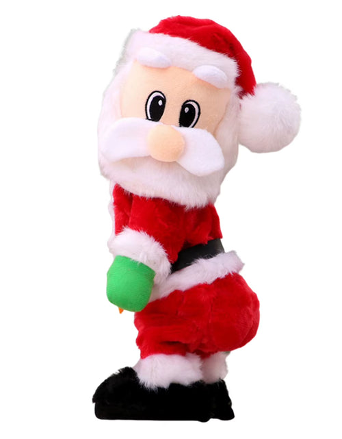 Load image into Gallery viewer, Electric Twerking Santa Toy Adorable Decorative Plush Toy for Kids Children Xmas Decoration Twerking Musical Santa Holiday Decor
