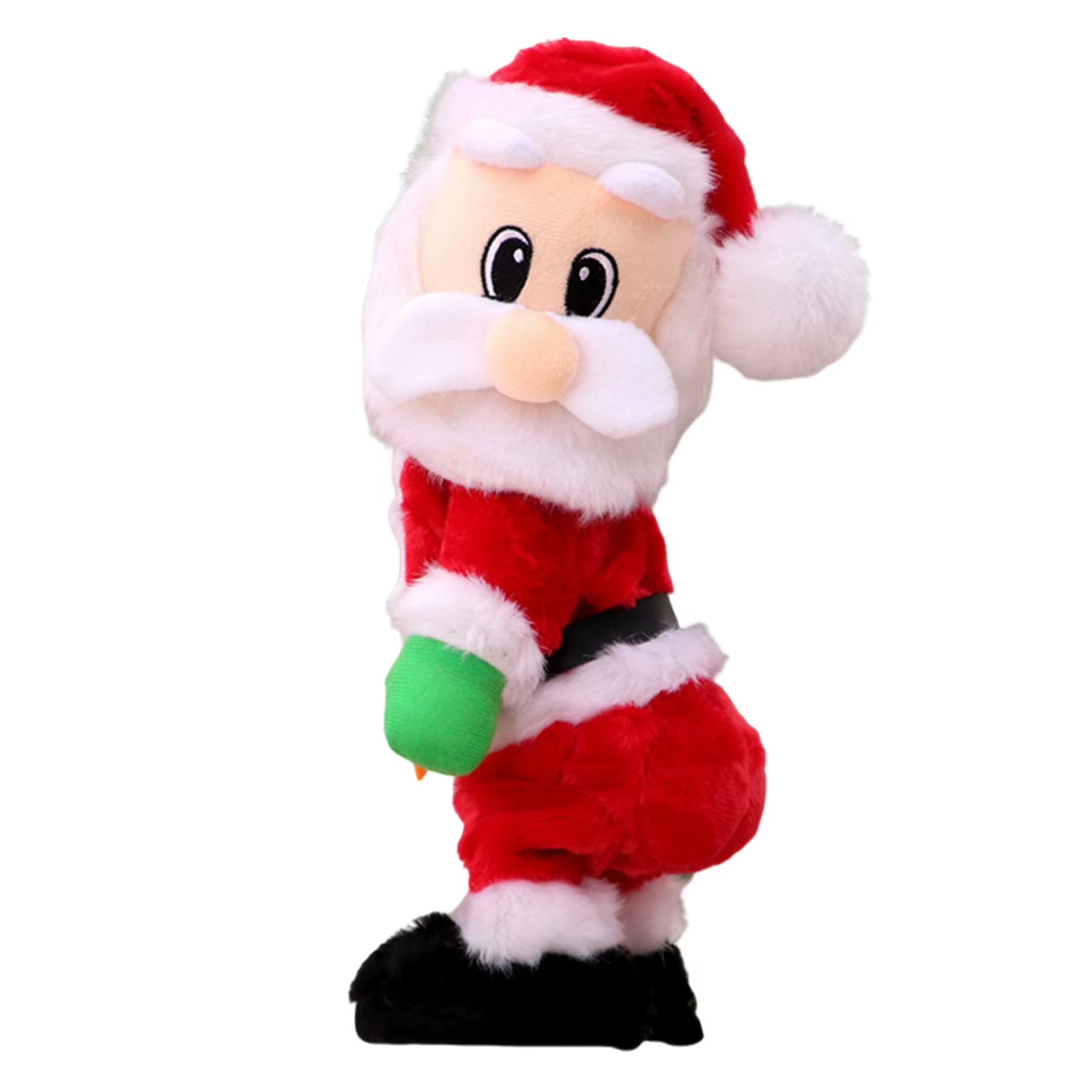 Electric Twerking Santa Toy Adorable Decorative Plush Toy for Kids Children Xmas Decoration Twerking Musical Santa Holiday Decor