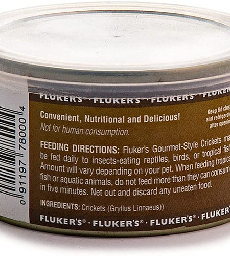 Gourmet Canned Food for Reptiles, Fish, Birds and Small Animals - Crickets