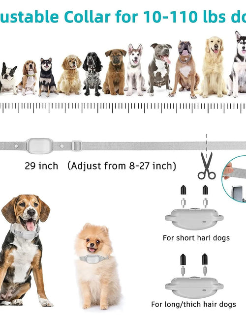 Load image into Gallery viewer, Dog Shock Collar, Dog Training Collar with Remote, Shock Collar for Dogs with Beep, Vibration, Safe Shock, Rechargeable Waterproof Dog Collar for Small Medium Large Dogs
