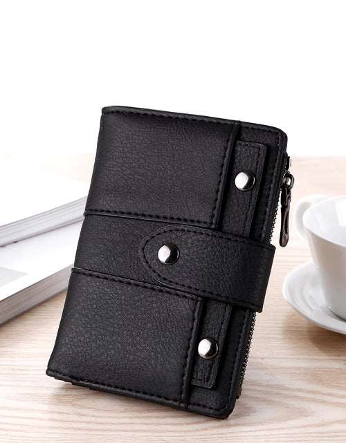 Load image into Gallery viewer, Women Wallet Simple Retro Rivets Short Wallet Coin Purse Card Holders Handbag for Girls Purse Small Wallet Ladies Bolsa Feminina
