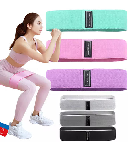 Fitness Resistance Band Buttocks Expansion Fitness Cloth Rubber Band Elastic Expander Suitable for Home Exercise Sport Equipment