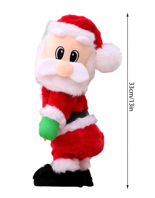 Load image into Gallery viewer, Electric Twerking Santa Toy Adorable Decorative Plush Toy for Kids Children Xmas Decoration Twerking Musical Santa Holiday Decor
