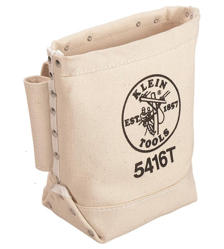5416T Tool Bag, Bull-Pin and Bolt Pouch, No. 4 Canvas with Tunnel Connection, 5 X 10 X 9-Inch