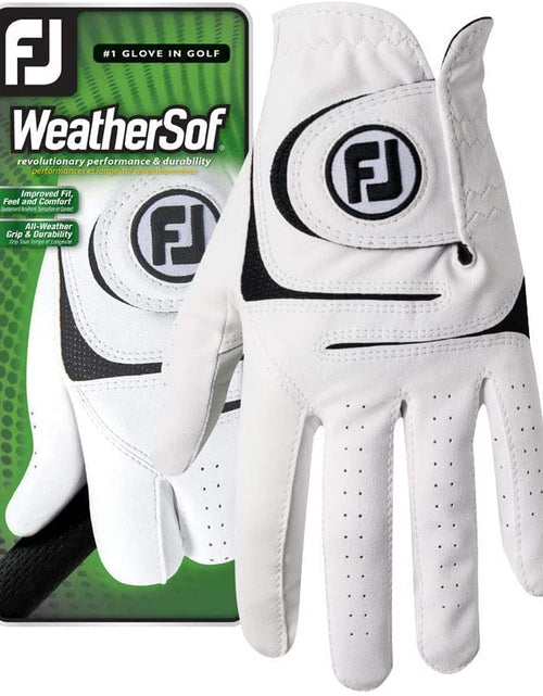 Load image into Gallery viewer, Men&#39;S Weathersof Golf Glove (White)
